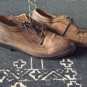 Men's Brown Leather Brogue Shoes